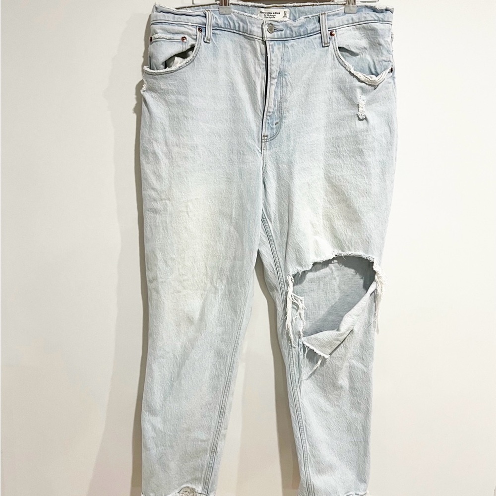 Abercrombie & Fitch Curve Love 90’s Straight Ultr… - image 2